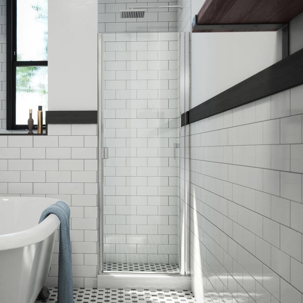 Hinged Semi-Frameless Shower Door F77460