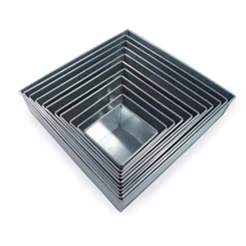 11 Tier Square Cake Baking Pans Tins X352339