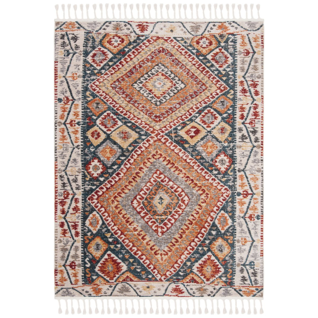 Ivory / Navy Rug J680