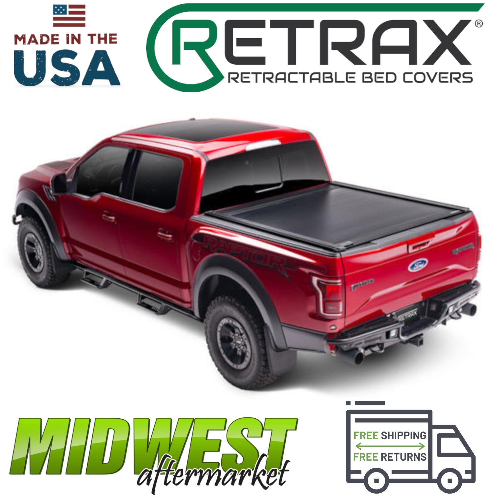 Retractable Truck Bed Tonneau Cover I76797