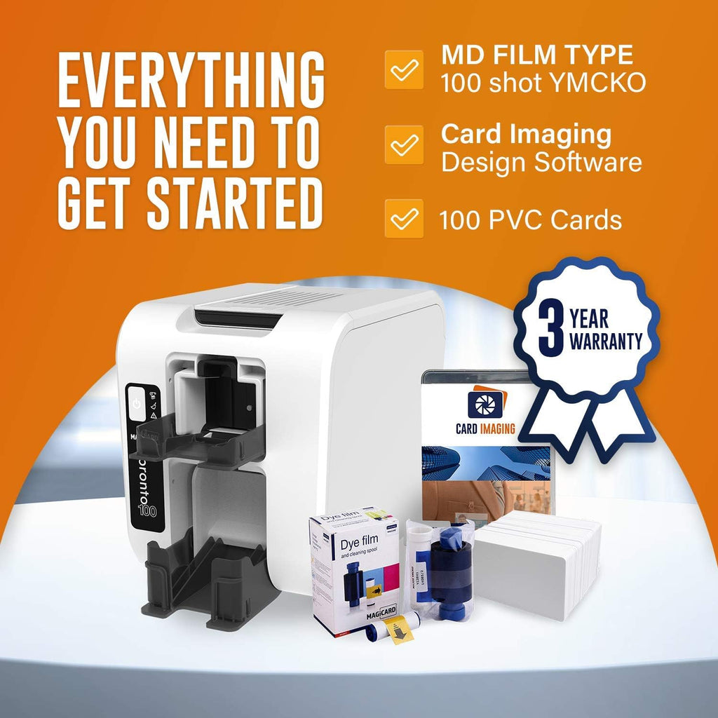 Single Side Card Printer & Supplies Package A617808