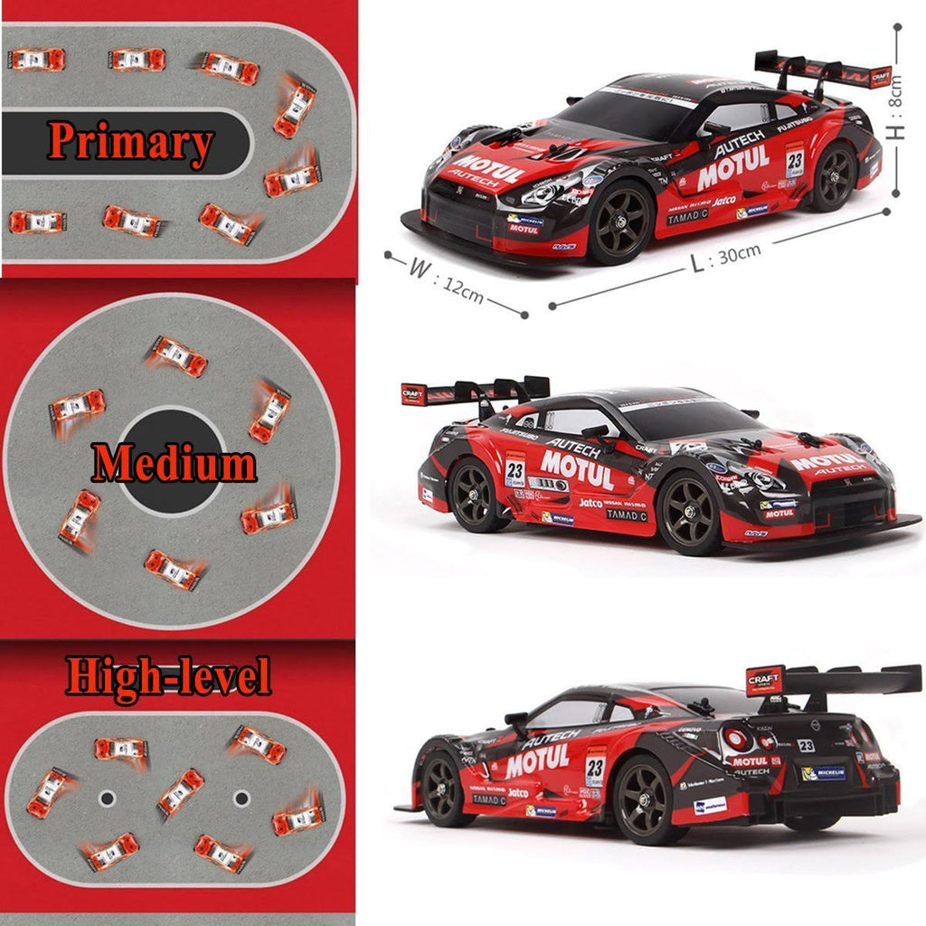 1/16 4WD RC Drift Car with 6 Battery and Drift Tire A815778