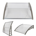 39"x29" Patio Awning Silver & Gray T757