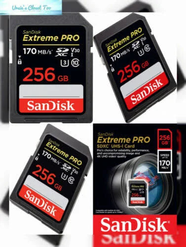 256GB SDXC UHS-I SD Card Y185211