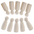 10pcs Wooden Peg Doll Body O965469