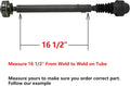 Front Drive Shaft Prop Shaft Assembly for 2002-2007 Jeep Liberty 2.4L & 3.7L Weld to Weld 16.5" Long Q3408