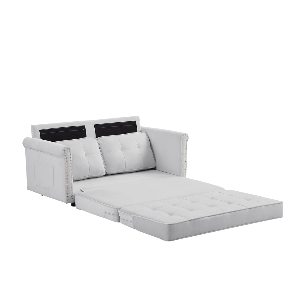 Velvet Folding Convertible Sofa Bed E91433