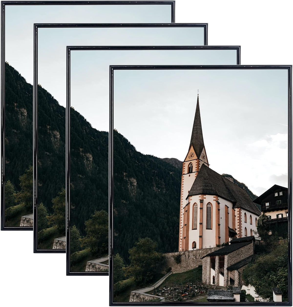 18x24 Poster Frame with UV Protection Acrylic, 4 Pack W439