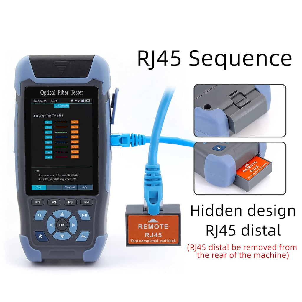 OTDR Fiber Optic Tester 1310/1550nm SM 5m-60Km Pack of 2 D467184