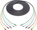 12G-SDI 4K UHD 5-Channel BNC Male to BNC Male Snake Cable Black 6 ft. C4256