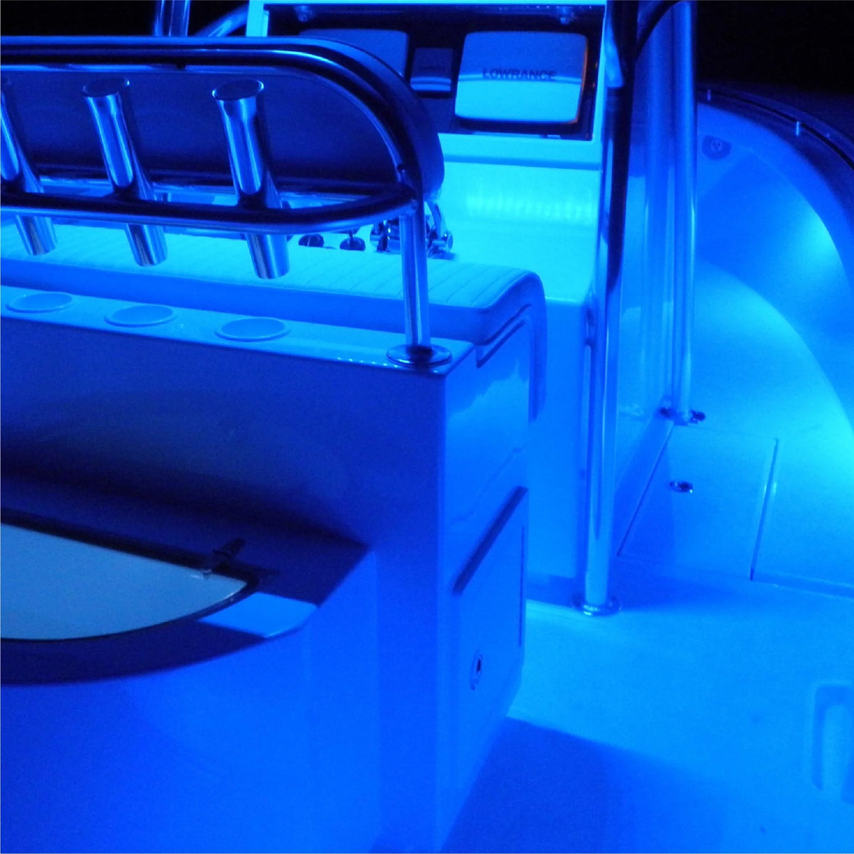 10 Pack Blue LED Marine Courtesy Lights Z5936