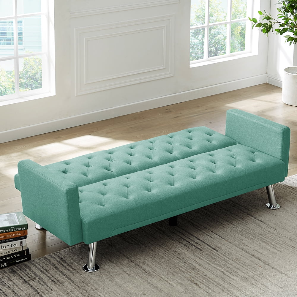 Convertible Folding Sofa Bed Fabric Sleeper Sofa Couch A196